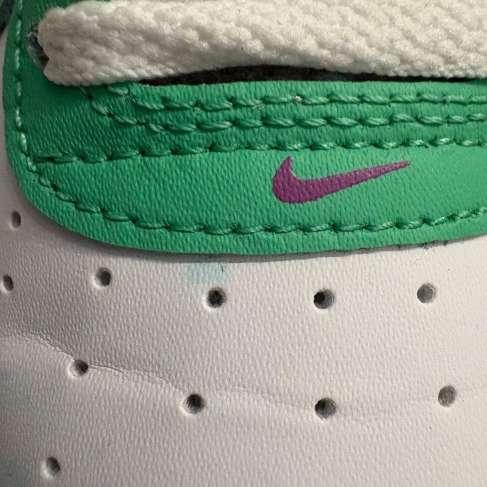 Nike Air Force 1 LV8 Play Sneakers 6.5Y Green Blue Y2K Streetwear FJ4613-100 - Picture 8 of 16